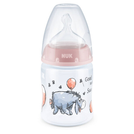 Nuk flašica plastična silikon sa indikatorom temperature Winnie the Pooh 0-6m 743932.3