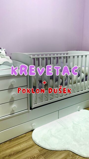 Uz poručen krevetac dobijate dušek i poštarinu GRATIS 🎁✨
Predstavljamo vam naš Krevetac 3u1 – pametno rešenje koje raste zajedno sa vašom bebom 🤍
👶🏻 1. faza – kolevka
U prvim mesecima koristi se kao kolevka sa laganim ljuljanjem za bezbrižno uspavljivanje. Jednostavno fiksiranje kada je potrebno.
🧒🏻 2. faza – klasičan krevetac
Kada beba počne da se uspravlja, dušek se spušta na niži nivo (2 položaja nosača) za maksimalnu bezbednost.
🛏 3. faza – dečiji krevet
Sklapanjem kolevke dobija se krevetić sa komodom za uzrast 2–5 godina, a kasnije i krevet za starije dete.
📏 Dimenzije: 170x72x99 cm
🛌 Dušek: 120x67x14 cm (uključen u cenu)
🎨 Boja: Bela
🗄 Fioka: Da
🌳 Materijal: Bukov masiv + medijapan + iverica
🧼 Održavanje: Voda i blagi deterdžent
Posteljina nije uračunata u cenu.
👉🏻 U ponudi imamo još modela krevetaca – pišite nam za više informacija i dostupne varijante! 🤍

🚛 Dostava na kućnu adresu (preko 3.000 rsd dostava je BESPLATNA).
📨 Sva pitanja i porudžbine u DM.
📍 Majevička 1, Novi Sad
⏰ PON-PET 8-20h, SUB 9-17h, NED 11-15h
📱 064/0335473 & 021/6612979
🌐baby-oprema.rs (link u opisu profila)

#onlinekupovina #babyshop #krevetac #bebioprema
#krevetac3u1